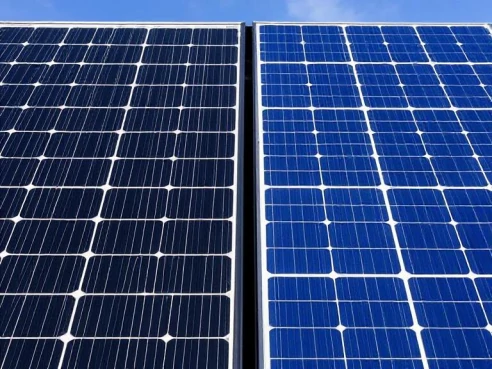 black solar panels vs blue solar panels