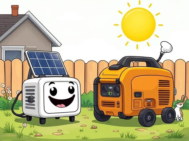 solar or gasoline portable generators