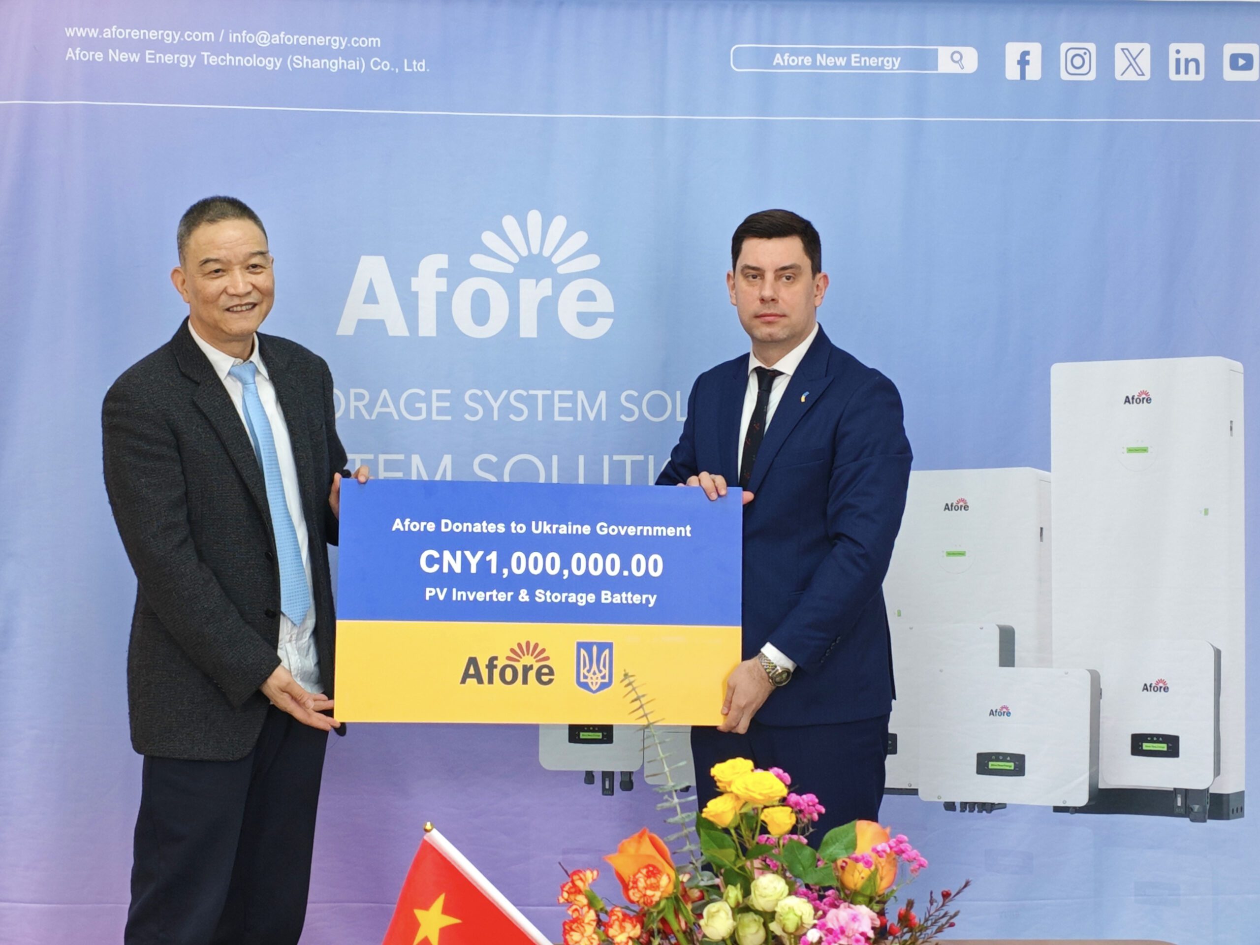 Alimentare un futuro sostenibile | Il contributo di Afore all'affidabilità dell'energia in Ucraina