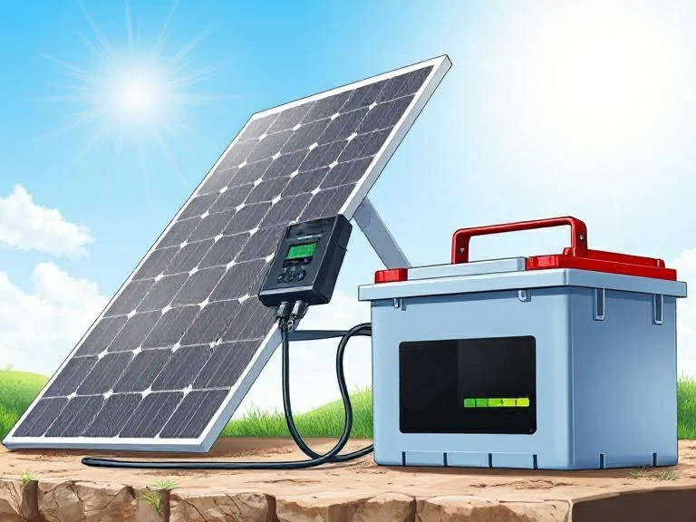 caricare la batteria con il solare