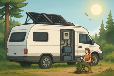 mounting solar panels on rv