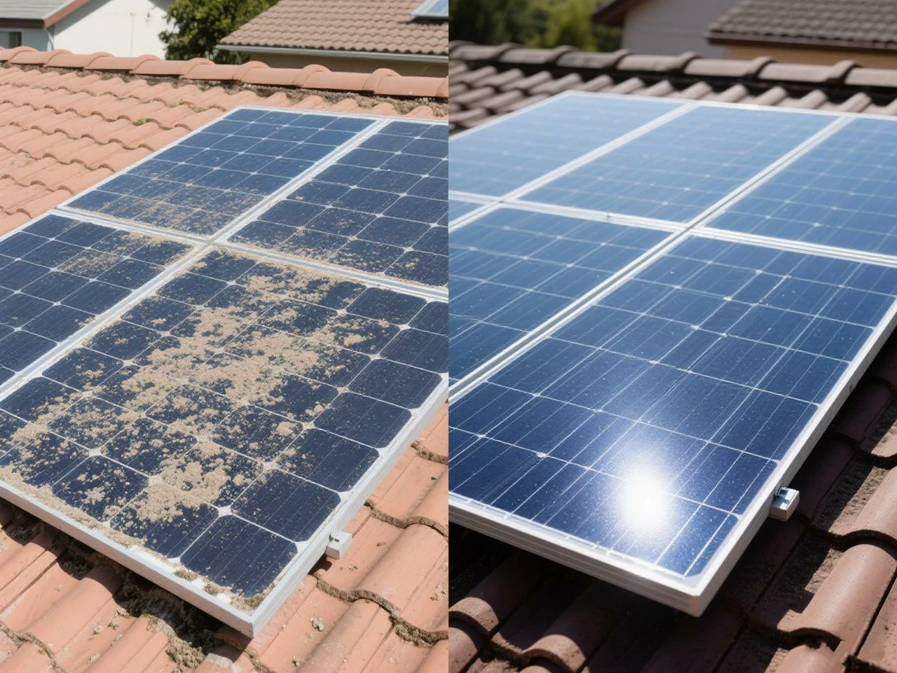 pulire pannelli fotovoltaici