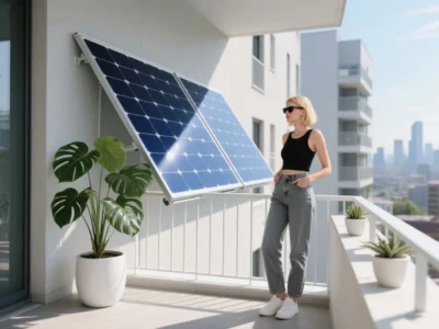 pannello fotovoltaico da balcone