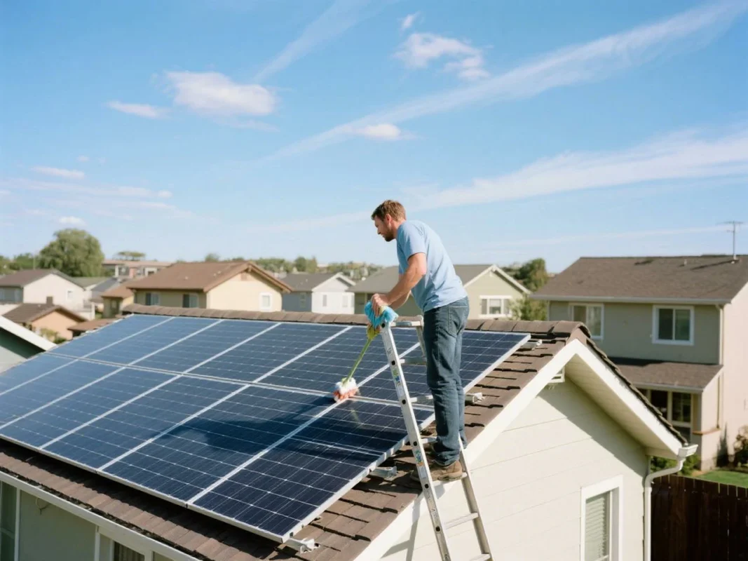 pulire pannelli fotovoltaici
