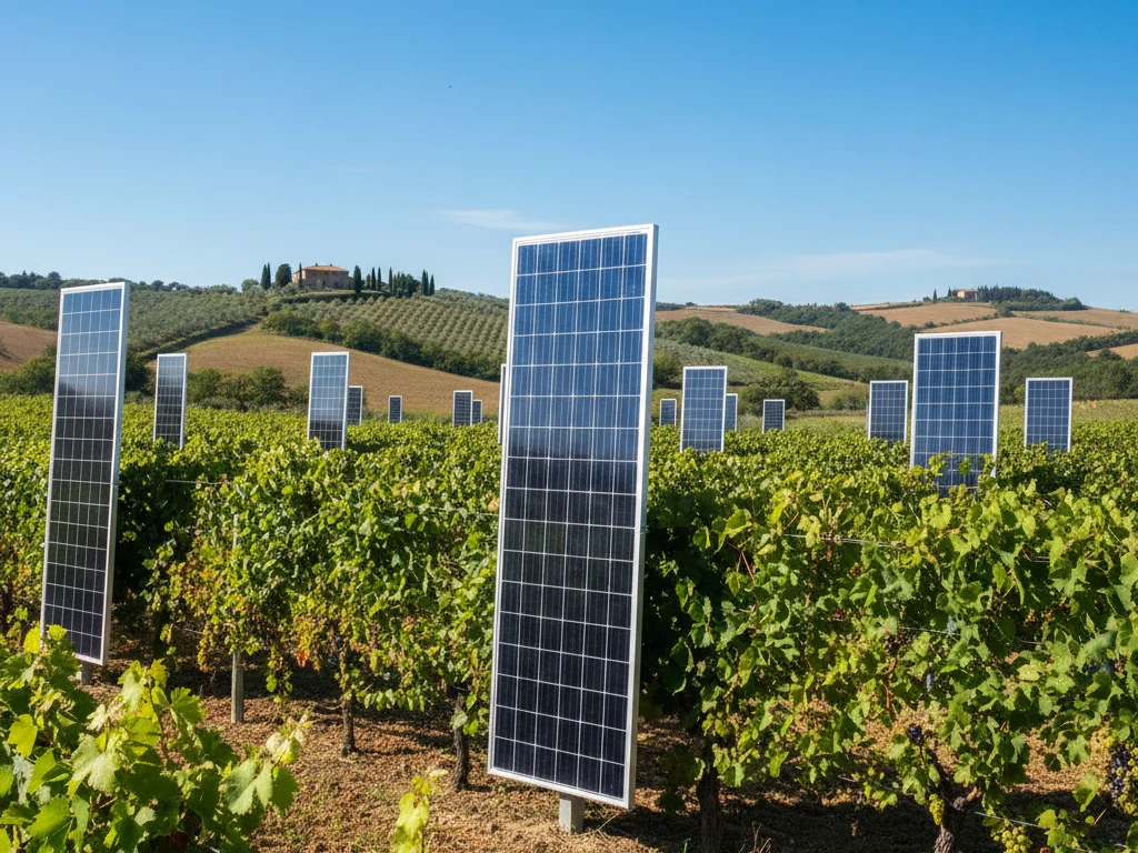 agrovoltaico verticale