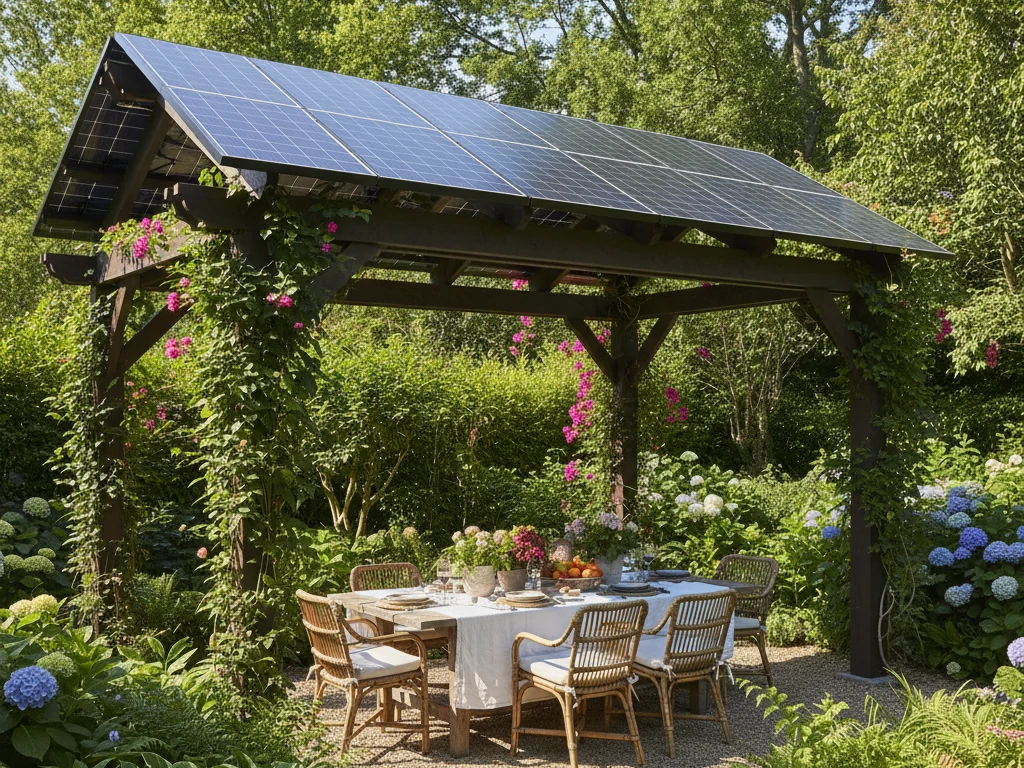 giardino fotovoltaico