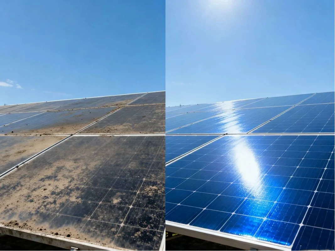 pannelli fotovoltaici pulizia