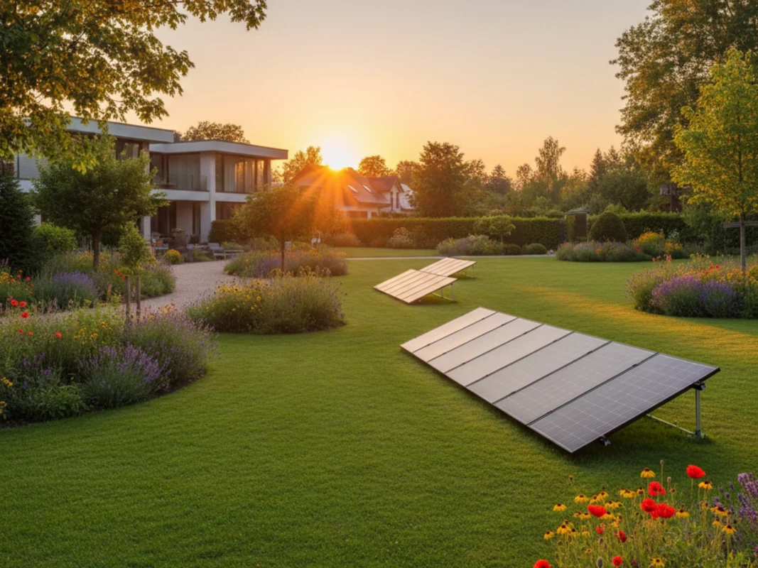 giardino fotovoltaico
