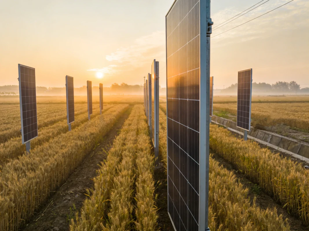 agrovoltaico verticale