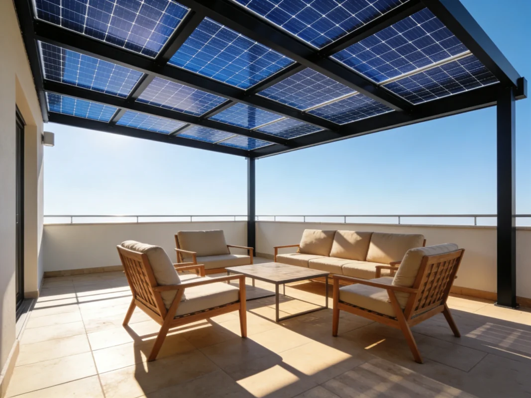 pensiline per fotovoltaico