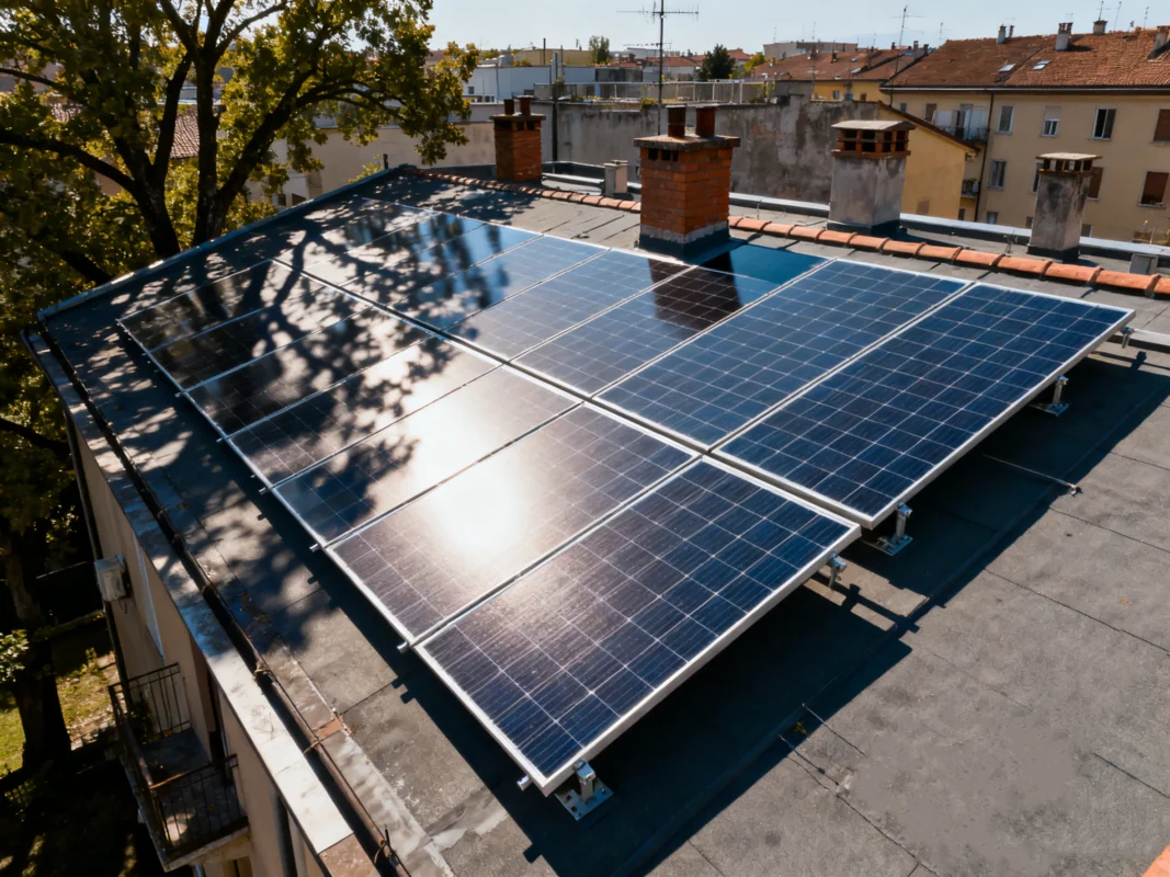 inclinazione dei pannelli fotovoltaici