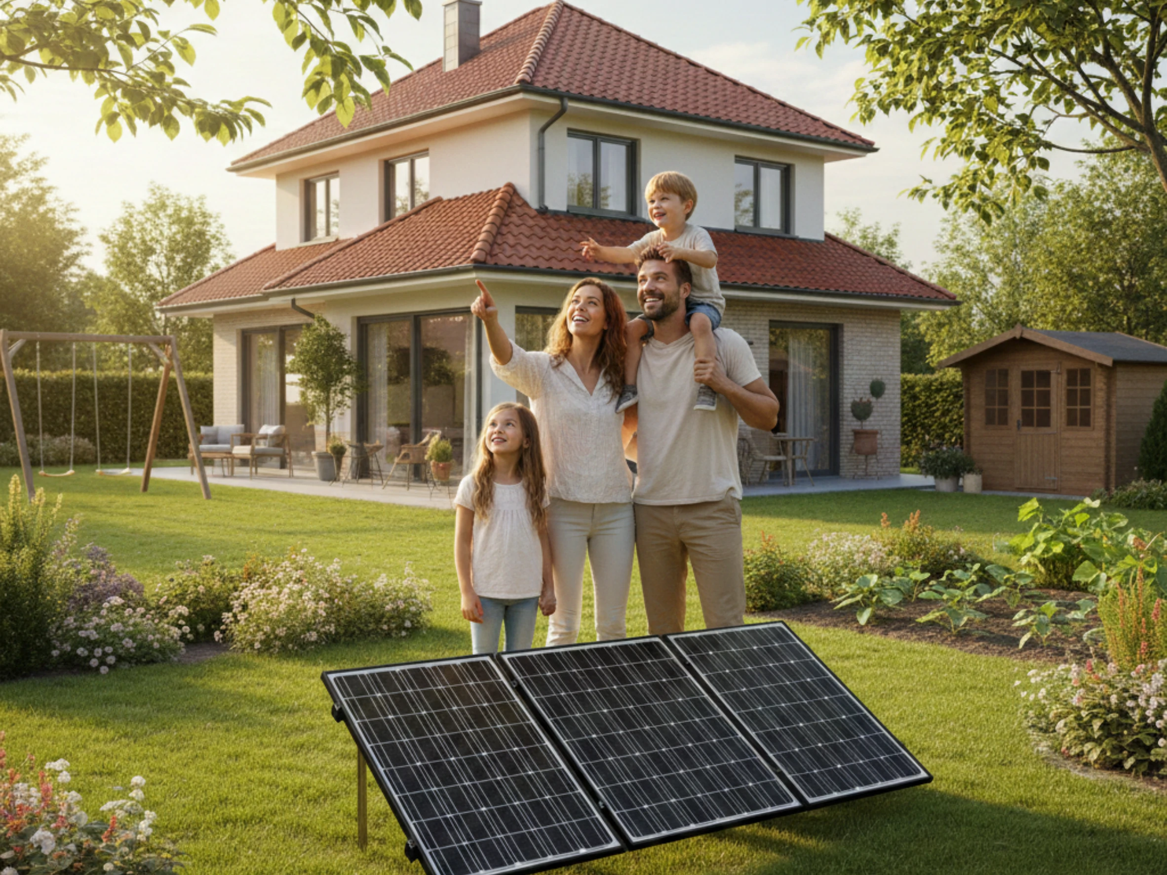 giardino fotovoltaico