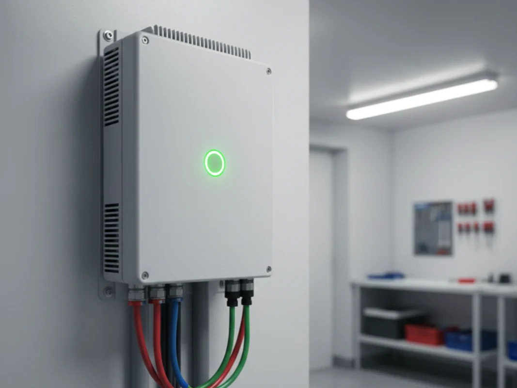 inverter luce verde lampeggiante