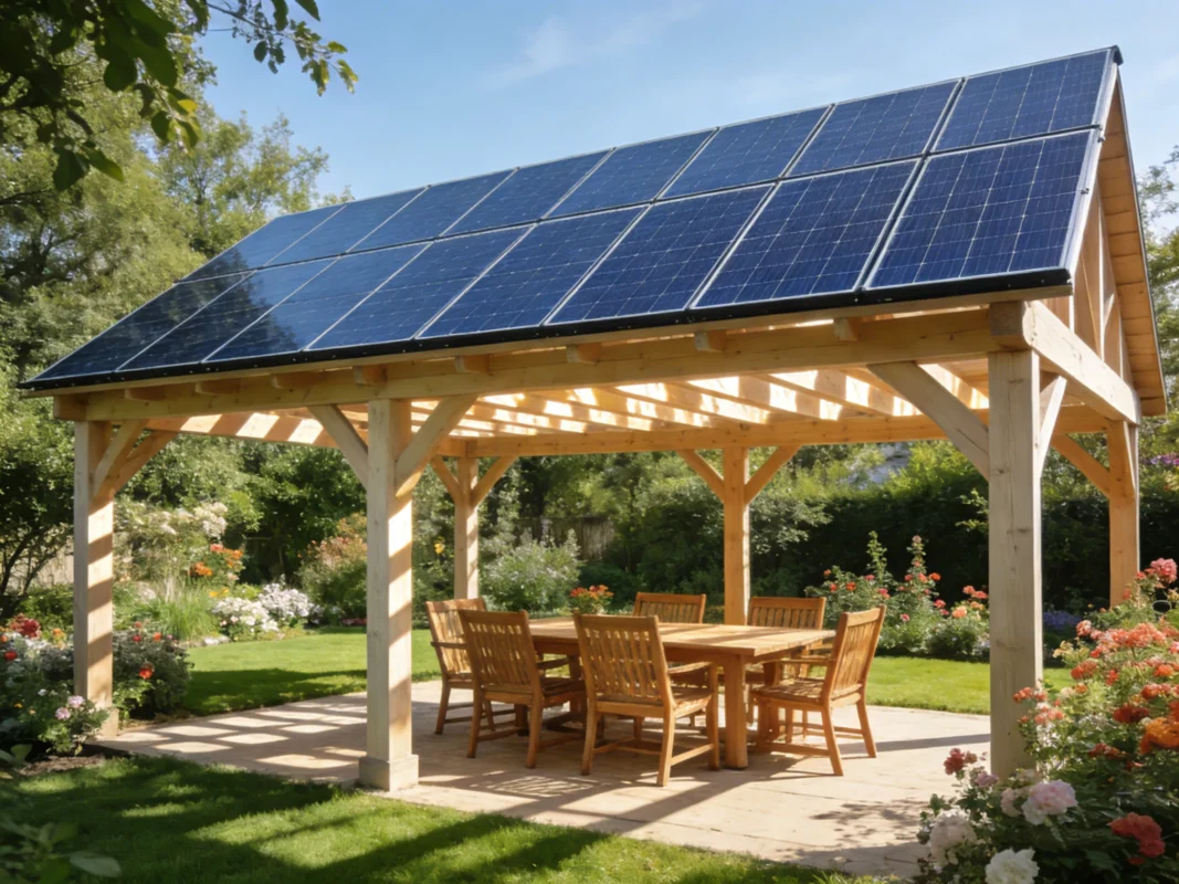 pergola fotovoltaica distanza confine