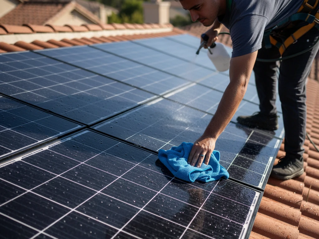 pulizia pannelli fotovoltaici