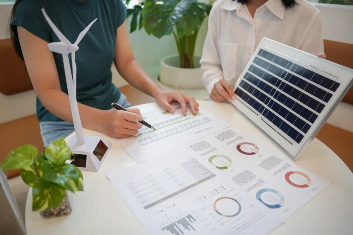 Discussione sul progetto di energia rinnovabile con modelli di pannelli fotovoltaici e analisi finanziarie per crediti d'imposta