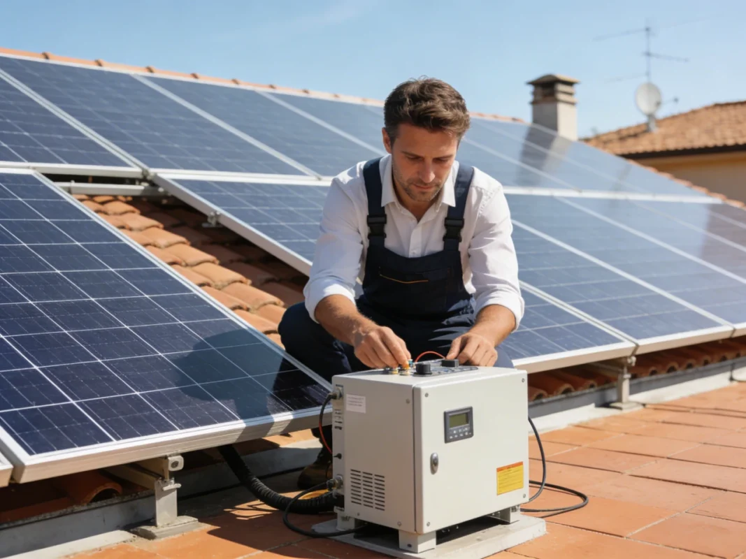 Inverter Ibrido Uscita Trifase Fotovoltaico con Accumulo