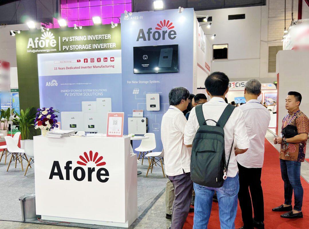 Afore Wins "Top 5 Solar Inverters" Award at SOLARTECH INDONESIA 2025!