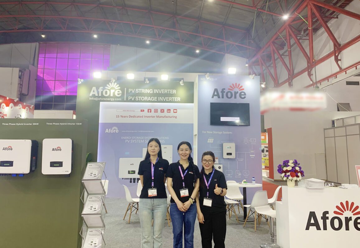 Afore Wins "Top 5 Solar Inverters" Award at SOLARTECH INDONESIA 2025!
