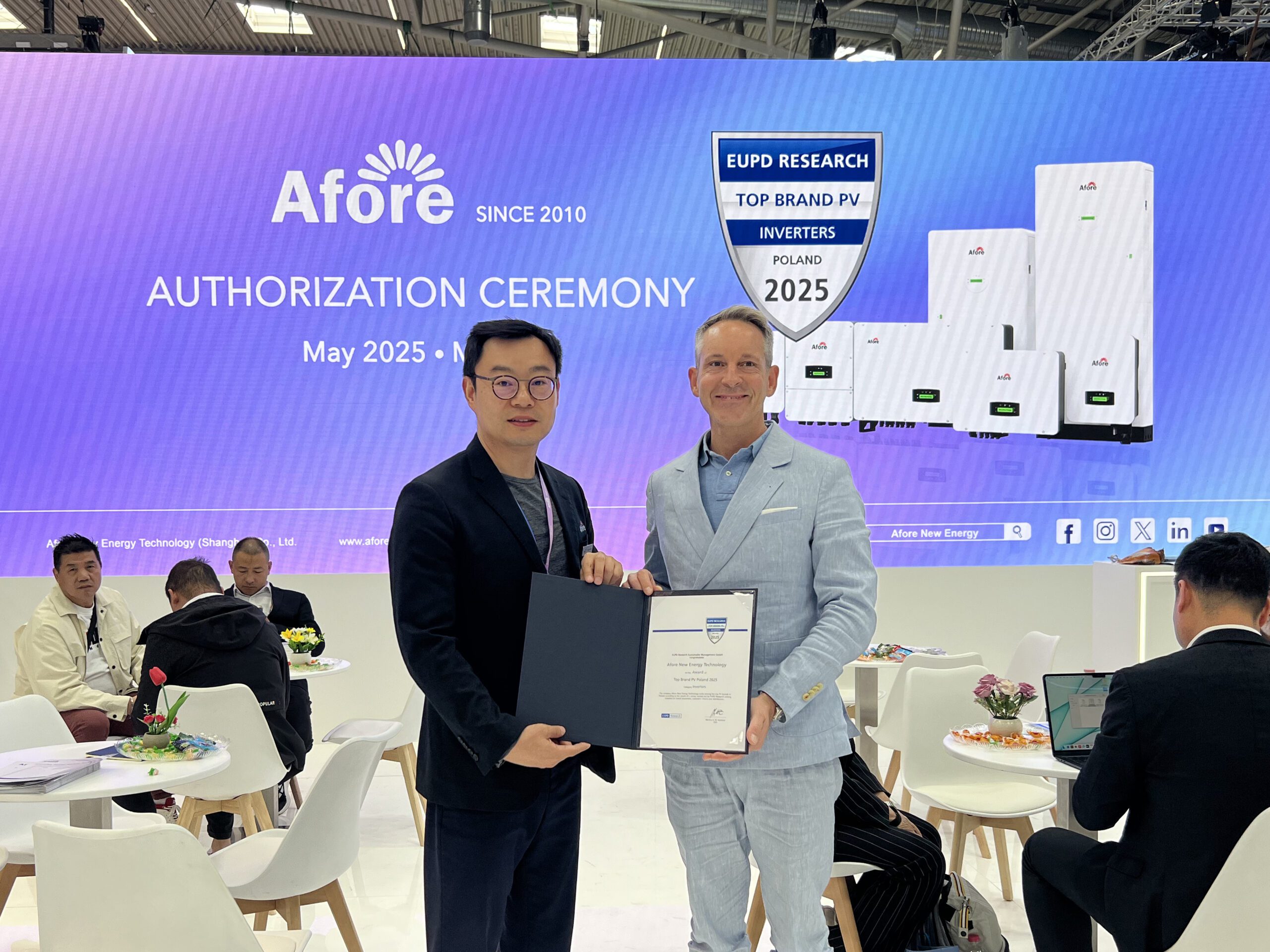 Big Win! Afore Named “Top Brand PV Poland 2025” by EUPD! 🏆