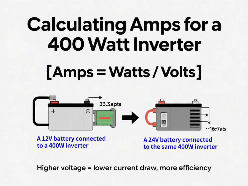 400 watts to amps