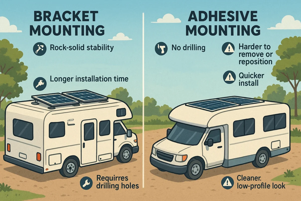 how to install solar panels on rv