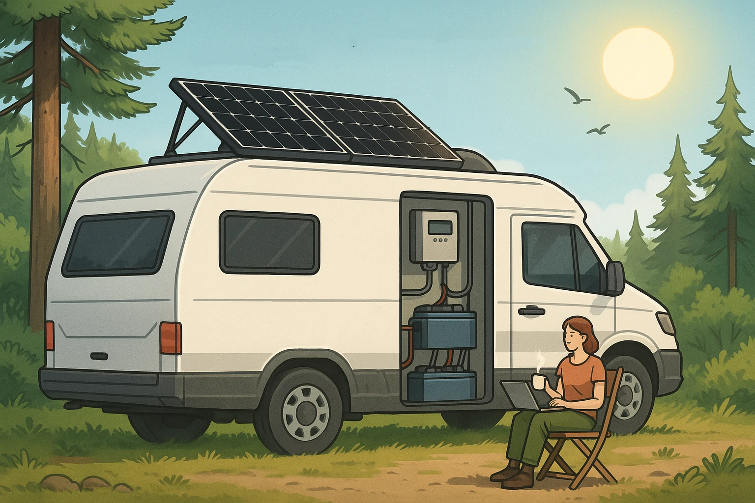 mounting solar panels on rv