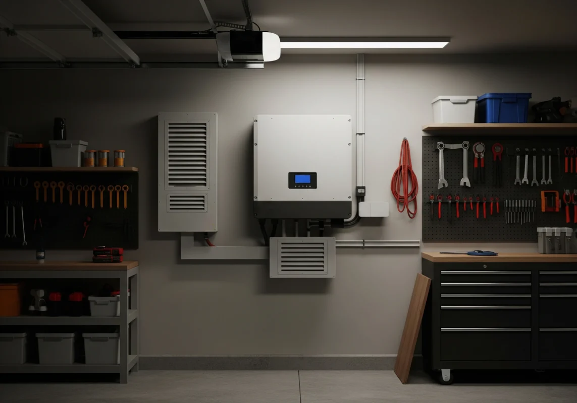 solar inverter placement