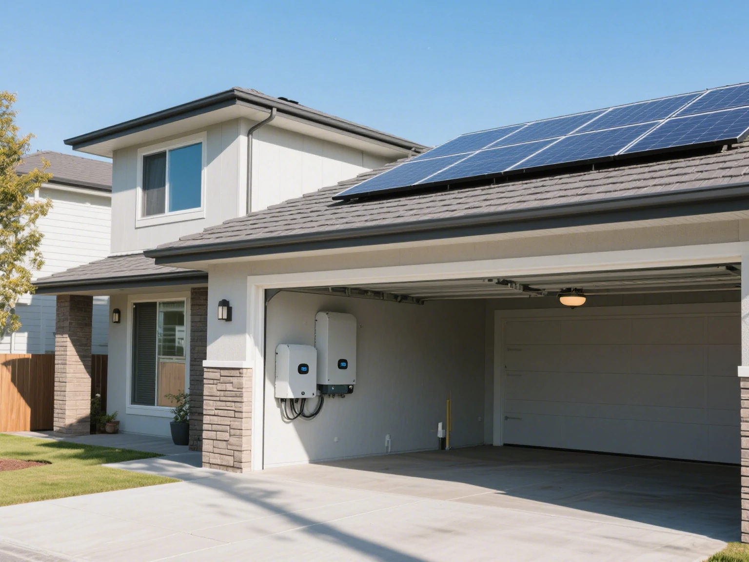 solar inverter placement