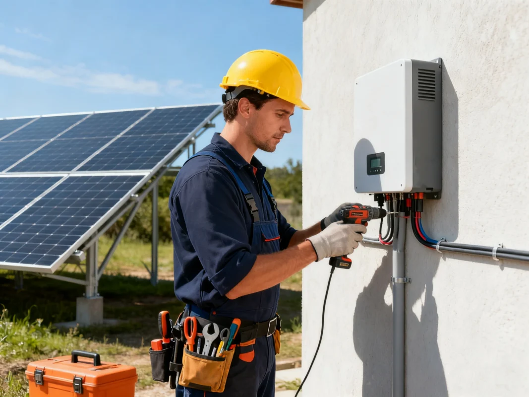 Installing a solar inverter